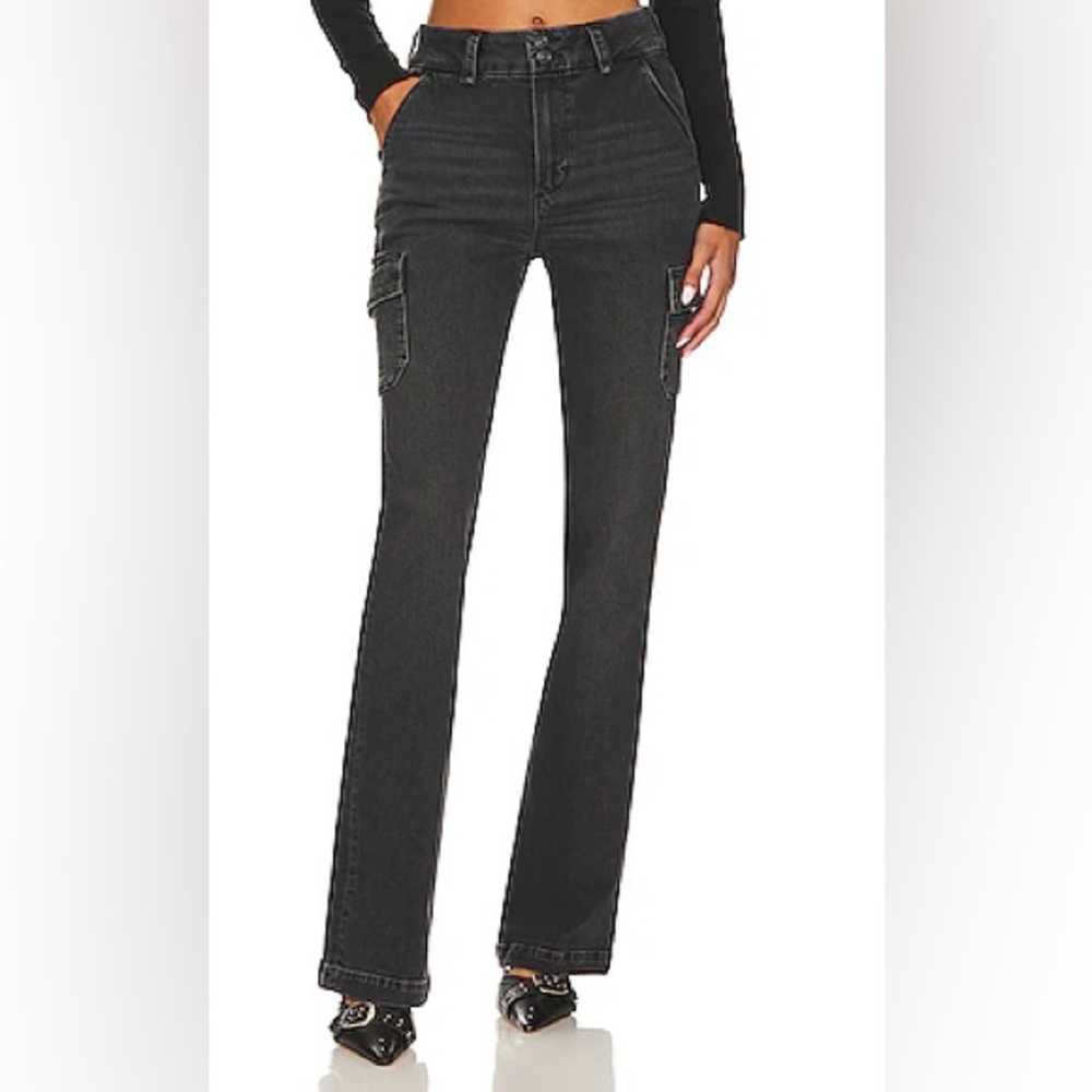 NWT Paige Jeans Cargo Pockets Dion Flare 29